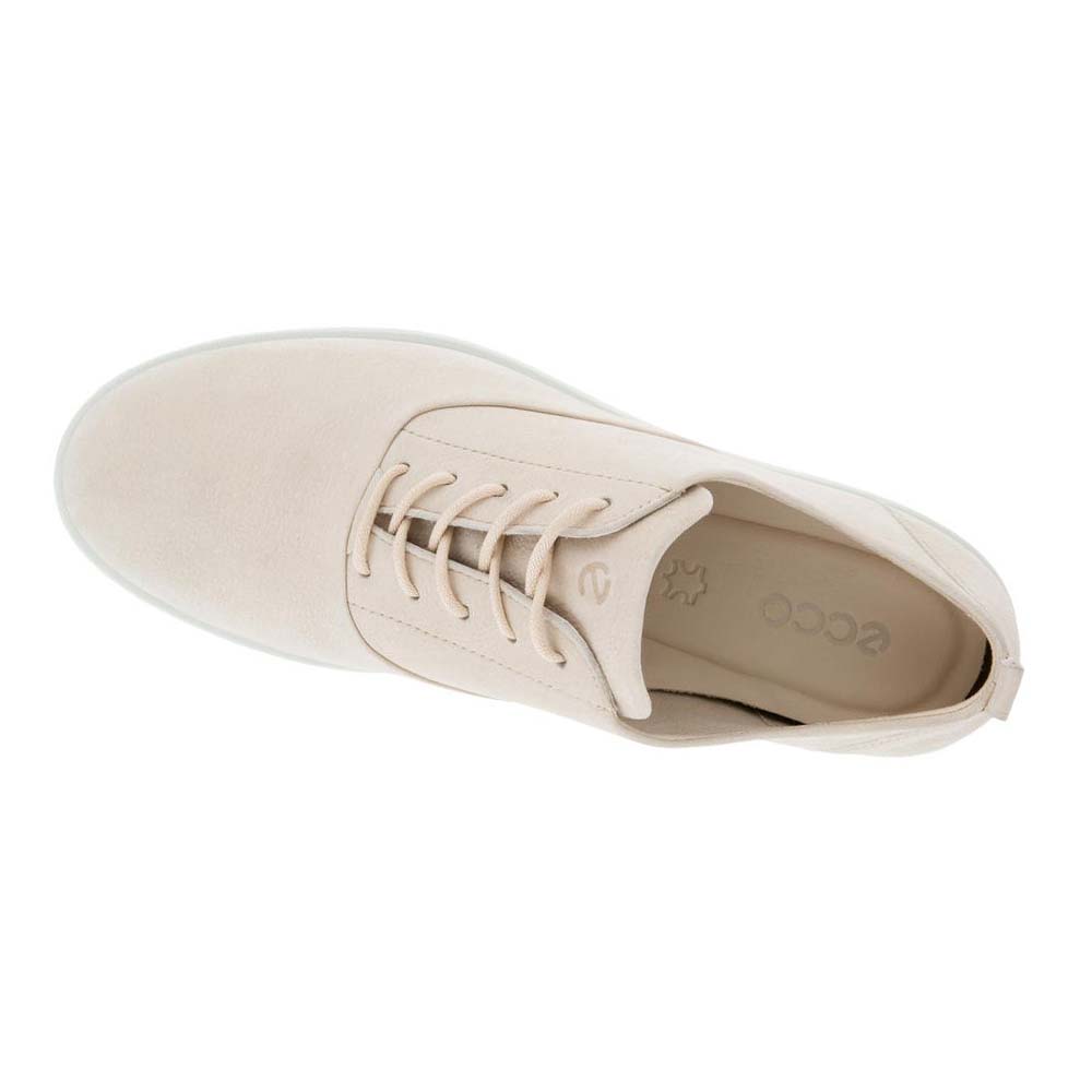 Women's Ecco Bella Laced Casual Shoes Beige | Canada 58UZG